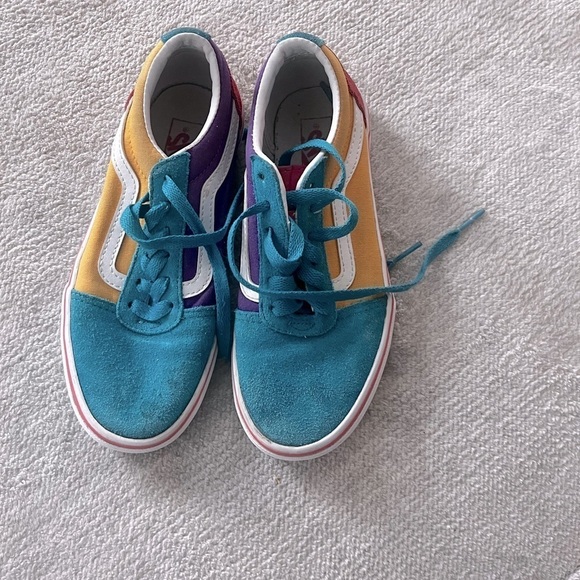 Vans Ward Sneaker - Kids' Multicolor Size 2 - Picture 2 of 9
